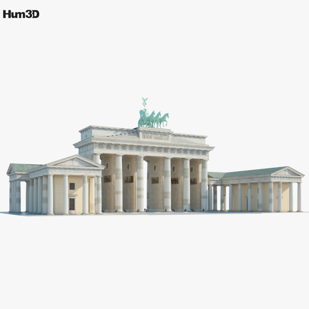 Brandenburg Gate 3D model