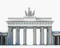 Бранденбургские ворота 3D модель