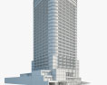 Ark Hills Sengokuyama Mori Tower 3D-Modell