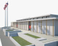 Centro John F. Kennedy para las Artes Escénicas Modelo 3D