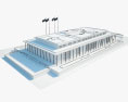 John F. Kennedy Center for the Performing Arts 3D-Modell