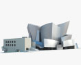 Концертный зал имени Уолта Диснея 3D модель