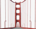 Pont du Golden Gate Modèle 3d