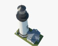 Yaquina Head Leuchtturm 3D-Modell