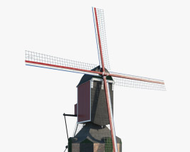 Windmill Sint Jan 3D model