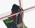 Windmill Sint Jan 3d model