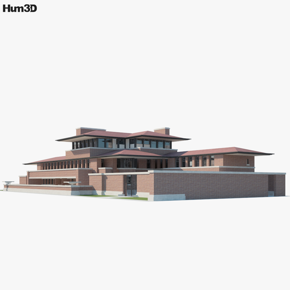 Robie House 3D model
