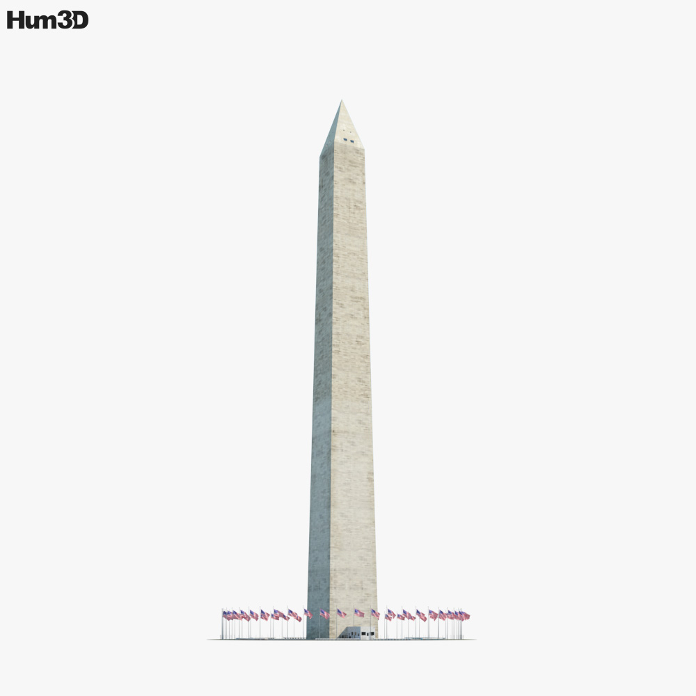 워싱턴 기념탑 3D 모델 
