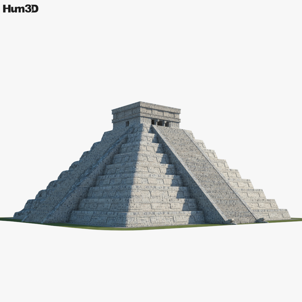 Pyramid of Kukulkan 3D model