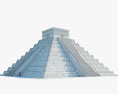 Templo de Kukulcán Modelo 3d