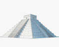 Templo de Kukulkán Modelo 3D