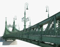 Budapest Freiheitsbrücke 3D-Modell