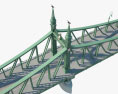 Budapest Liberty Bridge 3d model