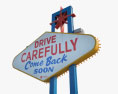 Welcome to Fabulous Las Vegas sign 3d model