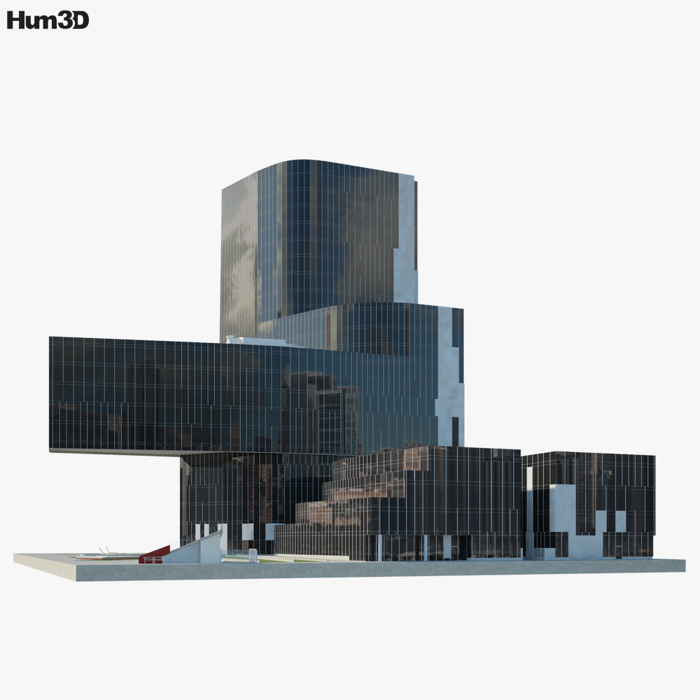 Gas Natural Building 3D-Modell
