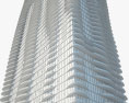 Aqua skyscraper 3d model