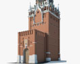 Kremlin Clock Tower 3d model