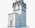 Kremlin Clock Tower 3Dモデル