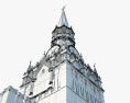 Kremlin Clock Tower 3Dモデル