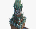 Kremlin Clock Tower 3D-Modell
