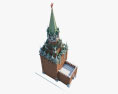Kremlin Clock Tower 3d model