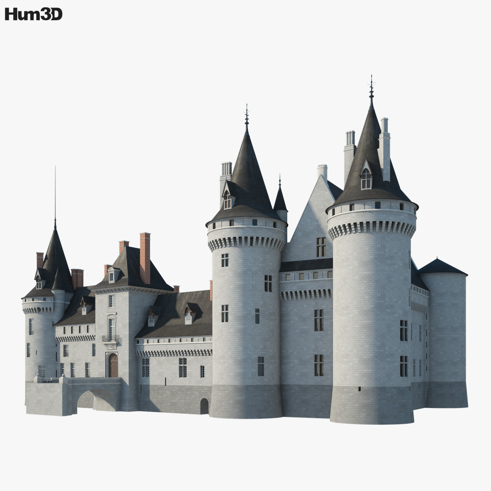 Castle of Sully sur Loire 3D model