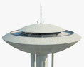 Водонапорная башня Хаукилахти 3D модель