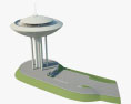 Haukilahti Wasserturm 3D-Modell