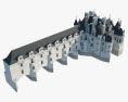 シュノンソー城 3Dモデル