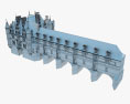 Castillo de Chenonceau Modelo 3D