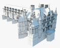 Castello di Chenonceau Modello 3D