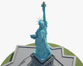 自由女神像 3D模型