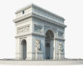 巴黎凯旋门 3D模型