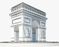 Arc de Triomphe 3d model