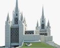 San Diego California Temple 3D-Modell