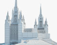 San Diego California Temple 3D-Modell