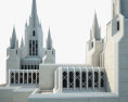 San Diego California Temple 3D 모델 