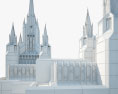 San Diego California Temple 3D 모델 