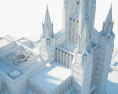 サンディエゴ カリフォルニア テンプル 3Dモデル