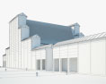 Bagsvaerd Church 3D 모델 