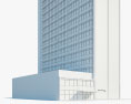 Bank of America Building Midland 3Dモデル