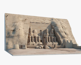 Abu Simbel 3D model