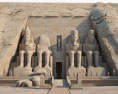 Temples d'Abou Simbel Modèle 3d