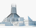Cathédrale métropolitaine du Christ-Roi de Liverpool Modèle 3d