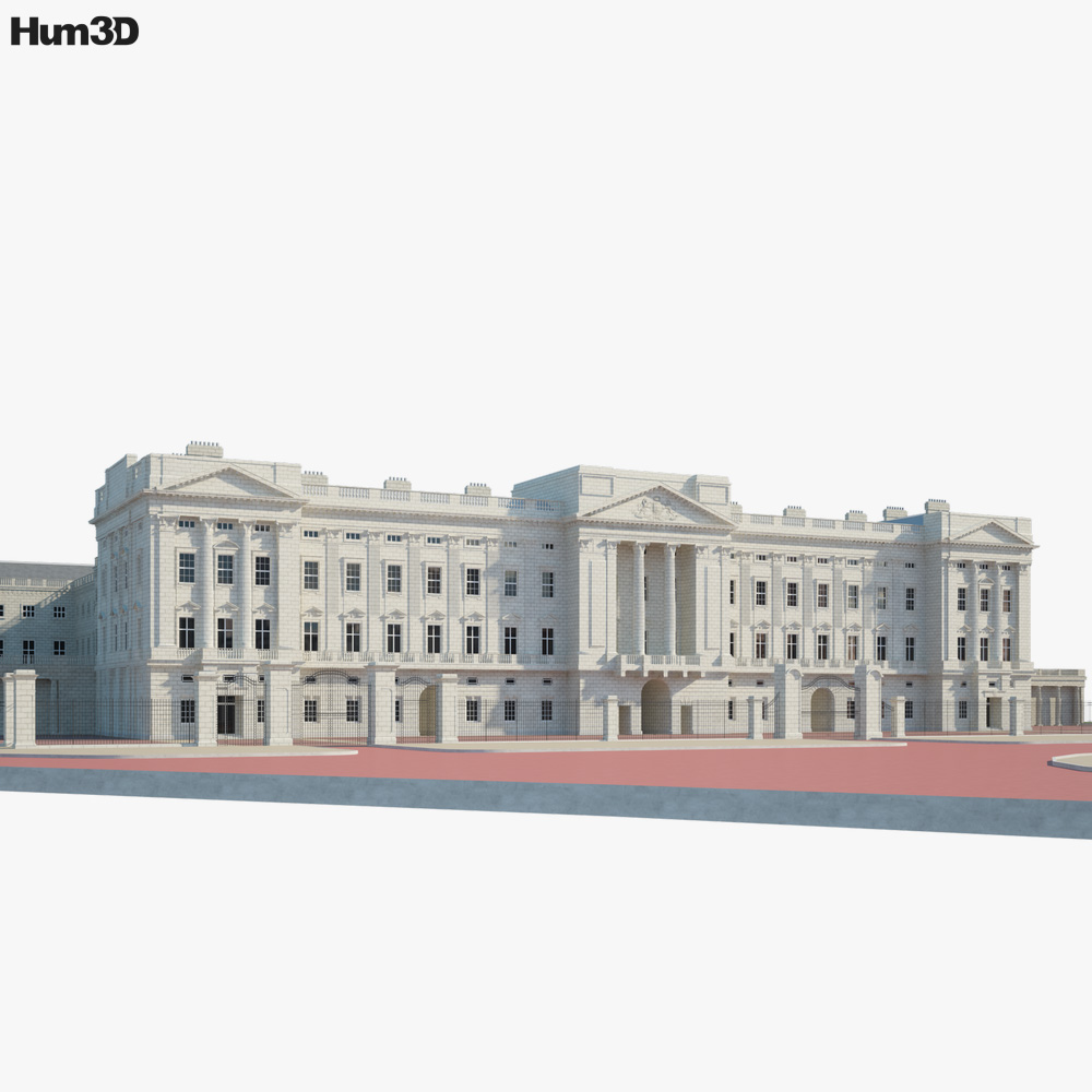 バッキンガム宮殿 3Dモデル