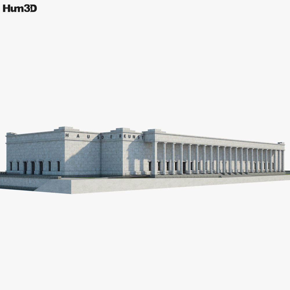 Haus der Kunst 3D 모델 