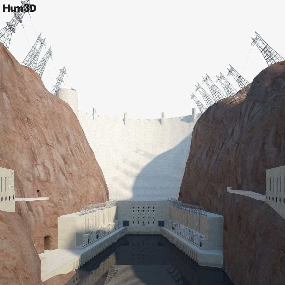 Hoover Dam 3D model