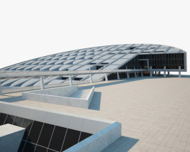 Library of Alexandria Egypt 3D model