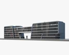 Microsoft Office Building Cologne 3D model