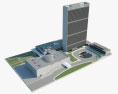 联合国总部大楼 3D模型